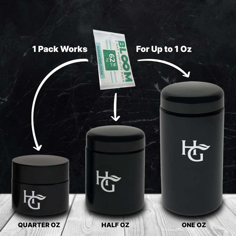 Herb Guard Bloom 62% Humidity Packs by (10 Pack) - 8g Guaranteed to Keep Up to 1 Ounce Fresh for Months & Revive Dry Contents Back to Life - Image 5